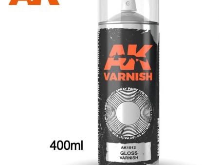 Gloss Varnish  - Spray 400ml (Includes 2 nozzles)
