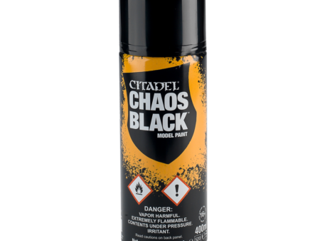 CHAOS BLACK  SPRAY PAINT