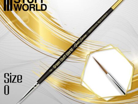 GOLD SERIES  Pincel Kolinsky Siberiano - 0