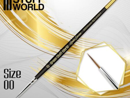 GOLD SERIES  Pincel Kolinsky Siberiano - 00