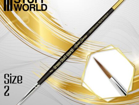 GOLD SERIES  Pincel Kolinsky Siberiano - 2