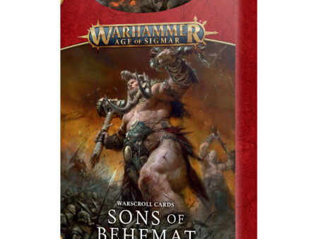 WARSCROLL  CARDS: SONS OF BEHEMAT (ENG)