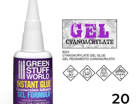 Pegamento  Cianoacrilato 20gr. - formula GEL