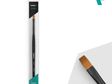 Pincel  Rectangular Sintético No. 4