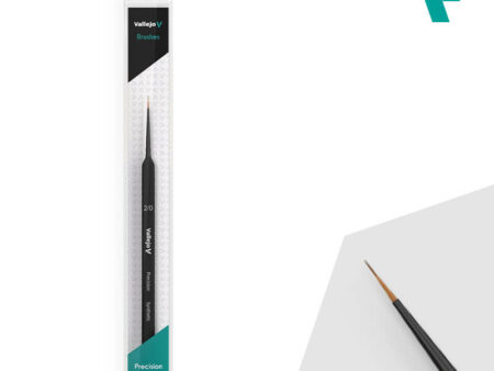 Pincel  Redondo Sintético, Mango Triangular No. 2/0