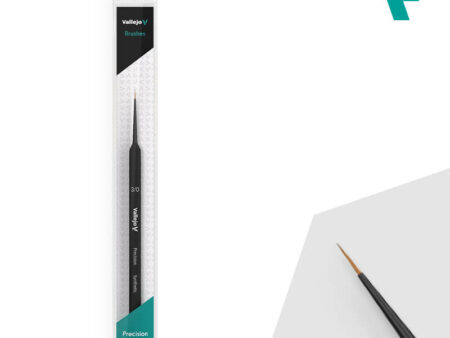 Pincel  Redondo Sintético, Mango Triangular No. 3/0