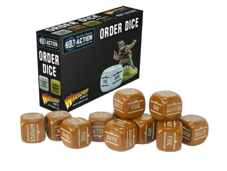 Bolt Action:  Orders Dice Pack - Brown